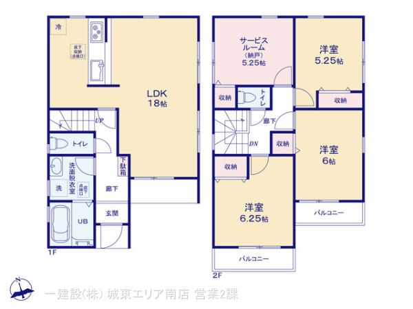 リーブルガーデン足立南花畑４丁目の見取り図