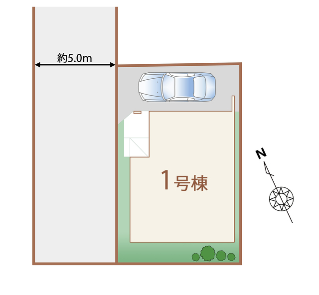 ハートフルタウン一橋学園8期の見取り図