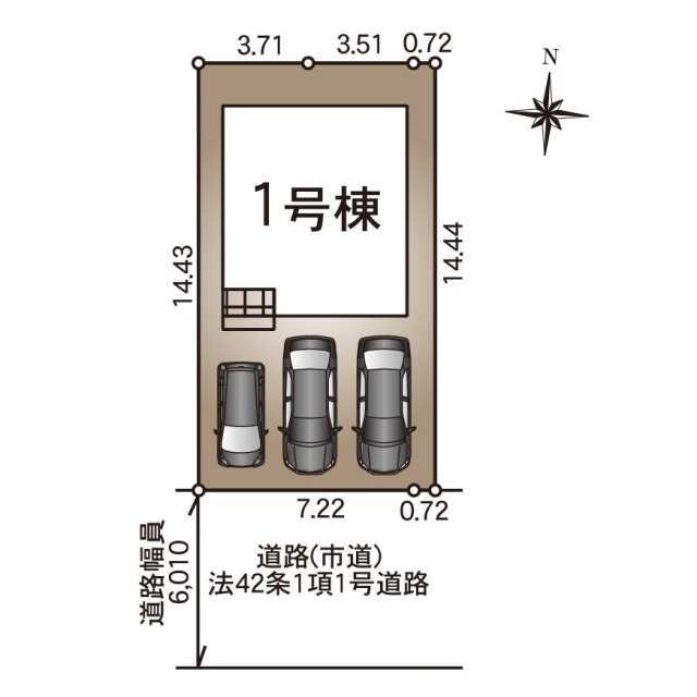 クレイドルガーデン鹿児島市吉野町 第47の見取り図