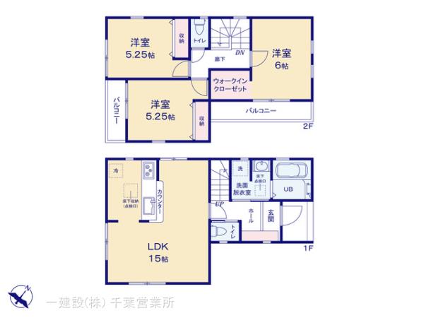 リーブルガーデン本北方1丁目の見取り図