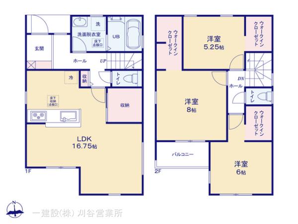 リーブルガーデン蒲郡市栄町第２の見取り図
