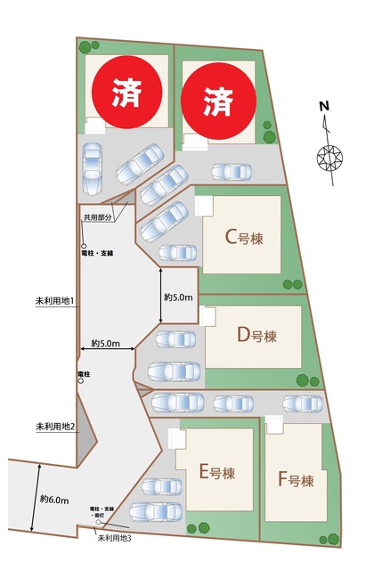 ハートフルタウン(立)国立青柳2期の見取り図