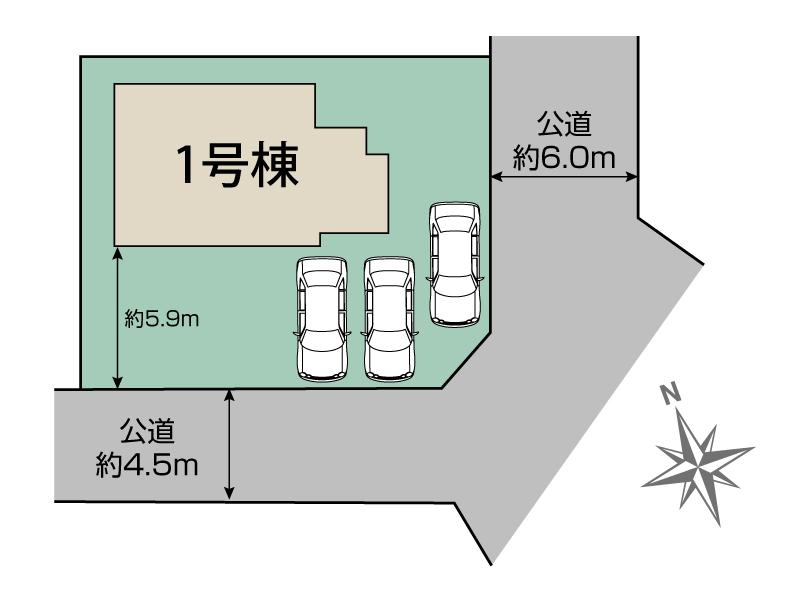 ブルーミングガーデン袖ケ浦市久保田１棟の見取り図