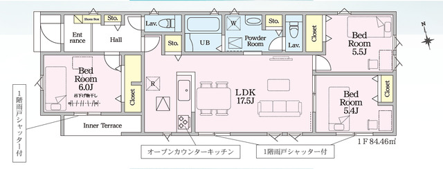 リナージュ八街八街に２４－１期の見取り図