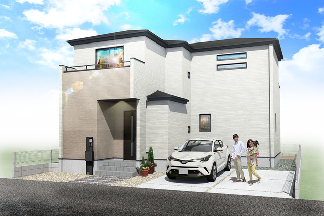 グラファーレ4260岡山市西辛川２期３棟の外観②