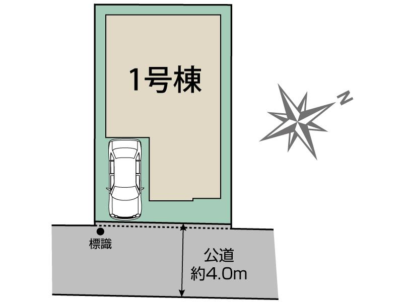 ブルーミングガーデン新座市野火止６丁目１棟の見取り図