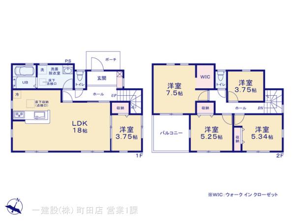 リーブルガーデン綾瀬寺尾南2丁目の見取り図