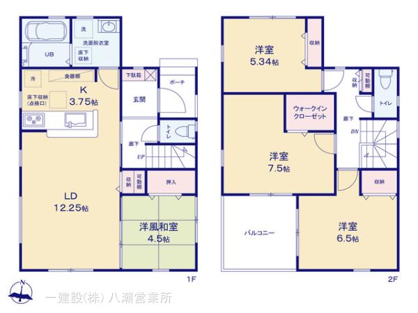 リーブルガーデン野田市野田4期の見取り図