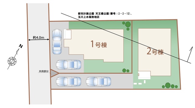ハートフルタウン(立)立川一番町の見取り図