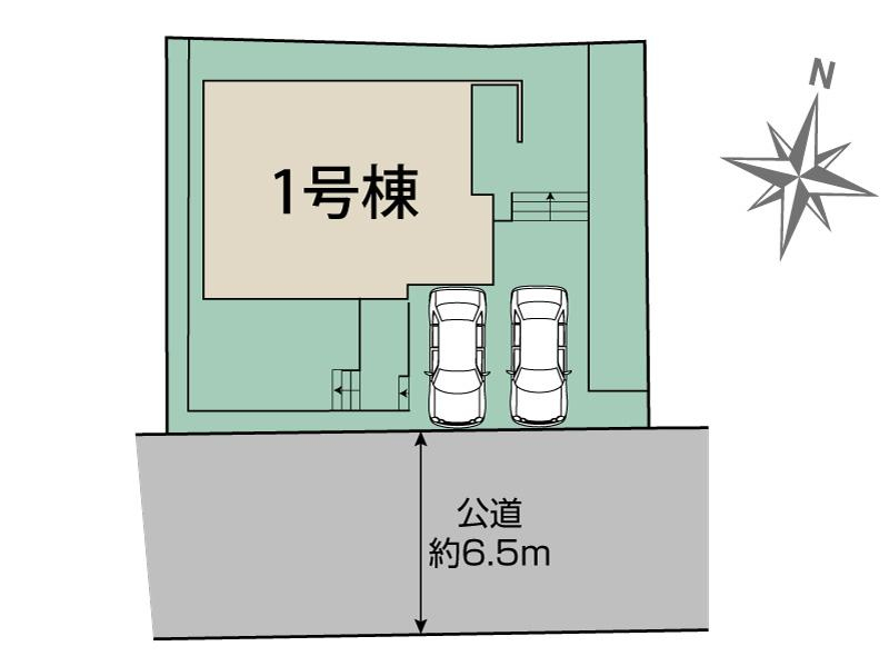 ブルーミングガーデン横浜市磯子区杉田９丁目１棟の見取り図