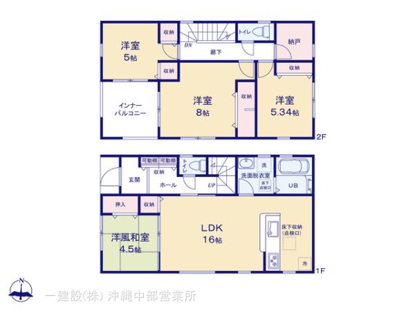 リーブルガーデン豊見城市座安の見取り図