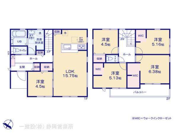 リーブルガーデン吉田町住吉５期の見取り図