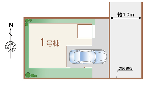 ハートフルタウン葛飾区西亀有の見取り図