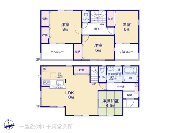 リーブルガーデン宮前２丁目の見取り図