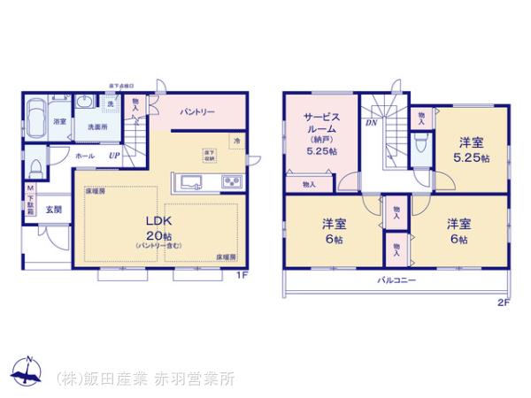 ハートフルタウン南区文蔵5丁目の見取り図