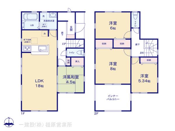 リーブルガーデン葛城市新町の見取り図