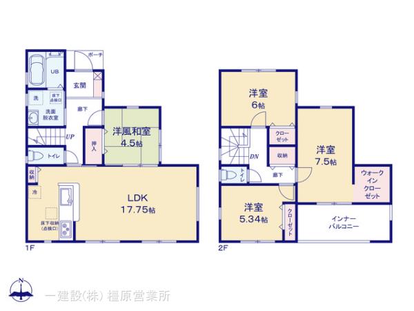 リーブルガーデン葛城市新町の見取り図