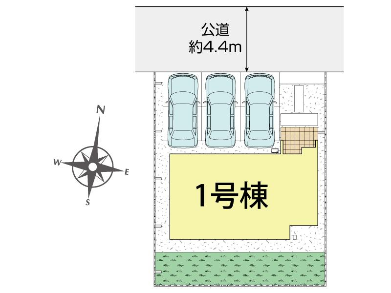 ブルーミングガーデン岡山市東区益野町４期１棟の見取り図