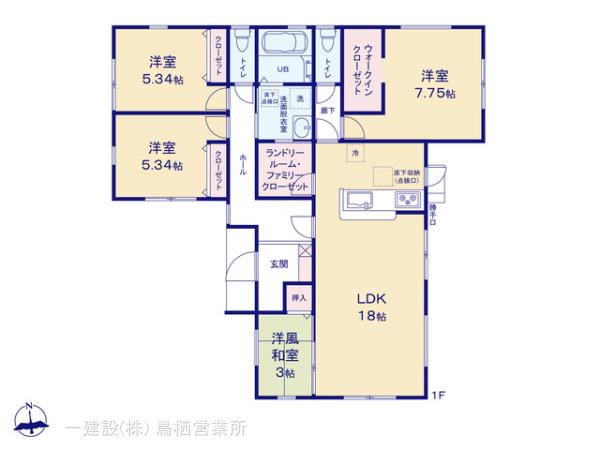 リーブルガーデンみやき町中原第十一の見取り図