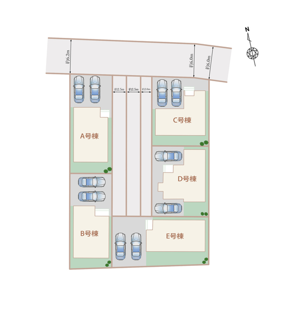ハートフルタウン(春)春日井市味美白山町5期の外観②