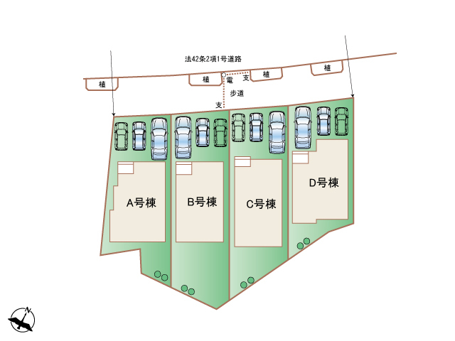 ハートフルタウン(沖)糸満市真栄里Ⅳの見取り図