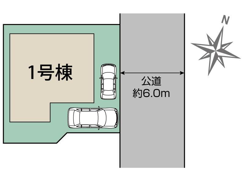ブルーミングガーデン松戸市小金原５丁目１棟の見取り図