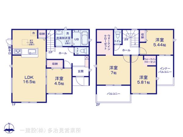 リーブルガーデン可児市広見下反田の見取り図
