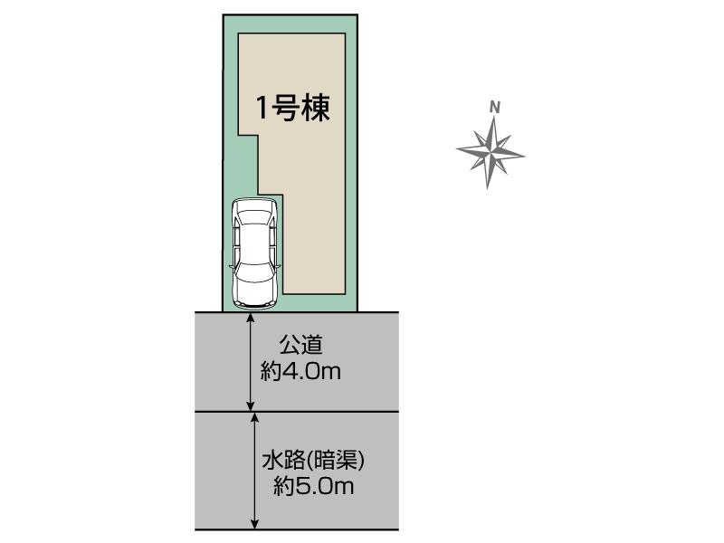 ブルーミングガーデン板橋区徳丸６丁目１棟の見取り図