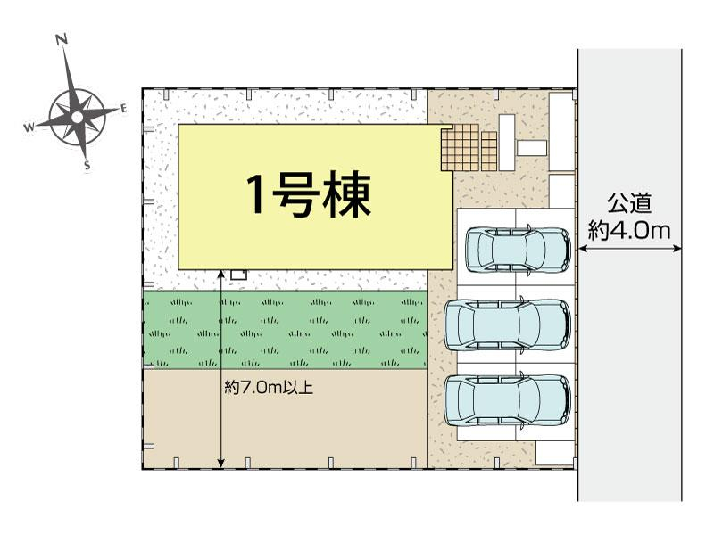 ブルーミングガーデン岡山市南区藤田３期１棟の見取り図