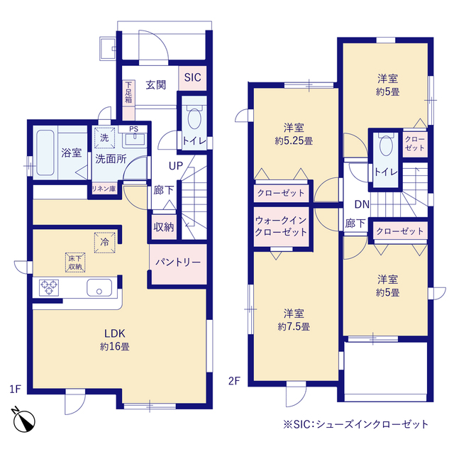 グラファーレ4281高崎市八千代町２期３棟の見取り図