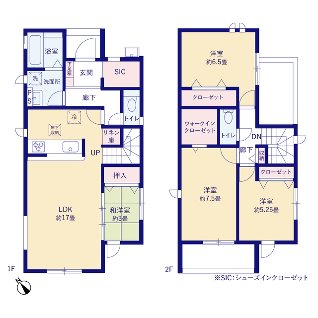 グラファーレ4281高崎市八千代町２期３棟の見取り図