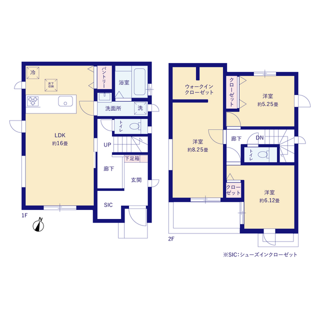 グラファーレ4282さいたま市皇山町６期２棟の見取り図