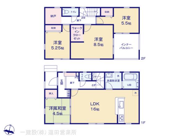 リーブルガーデン大宮区三橋第２の見取り図