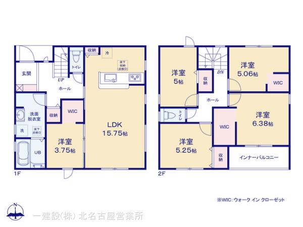 リーブルガーデン可児市広見第六の見取り図