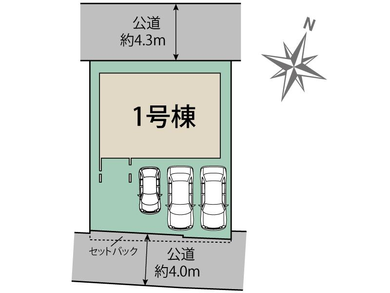 ブルーミングガーデン糸島市高田２丁目１棟の見取り図