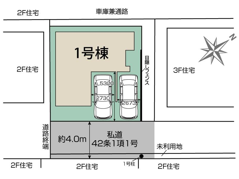 ブルーミングガーデン三郷市早稲田８丁目の見取り図
