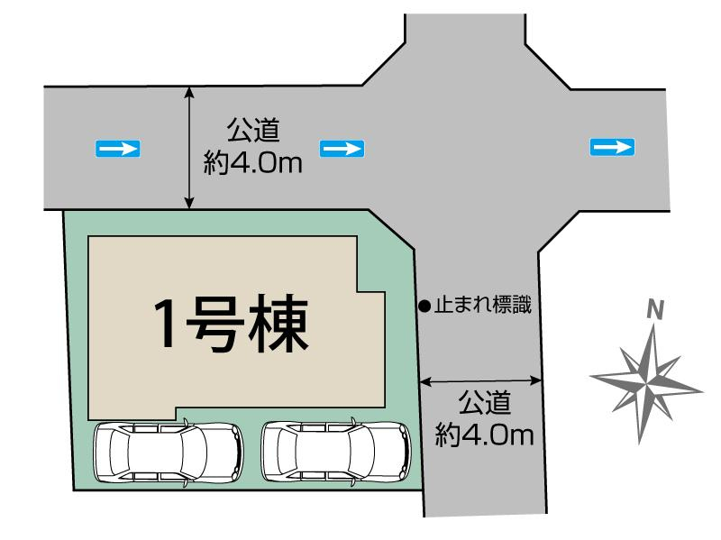 ブルーミングガーデン東村山市富士見町２丁目１棟の見取り図