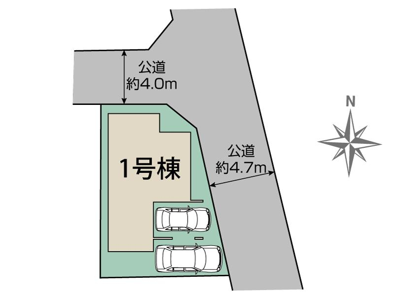 ブルーミングガーデン小牧市新町１丁目１棟の見取り図