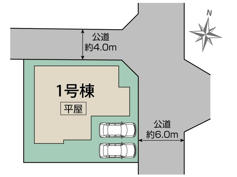ブルーミングガーデン熊谷市広瀬１棟の見取り図