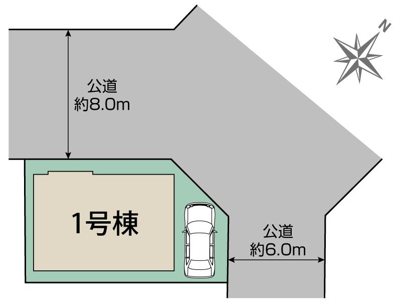 ブルーミングガーデン川口市東領家２丁目１棟の見取り図