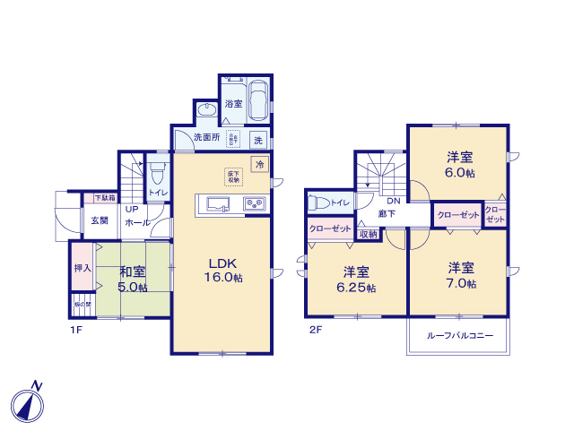 リナージュ市原市諏訪　第１期の見取り図
