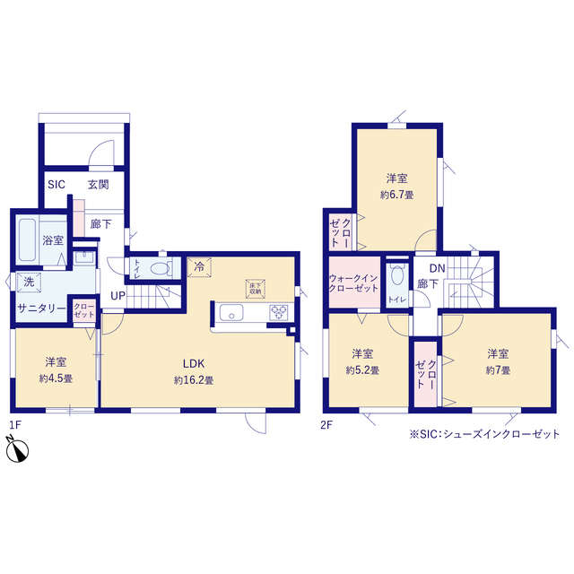 グラファーレ4251札幌市本町３期６棟の見取り図