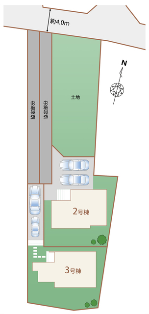 ハートフルタウン入間小谷田の見取り図