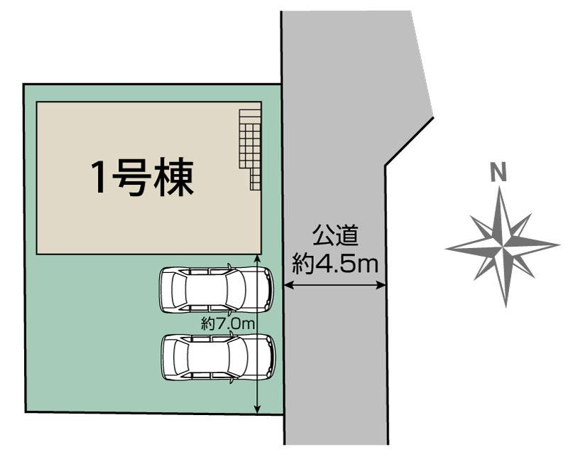 ブルーミングガーデン八千代市八千代台西８丁目１棟の見取り図