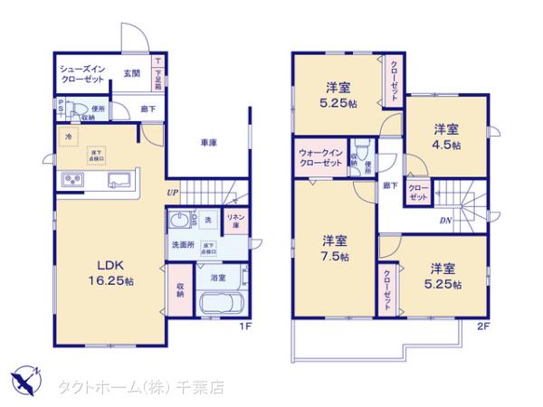 グラファーレ4273船橋市三山２５期２棟の見取り図