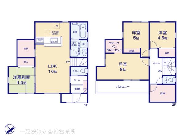 リーブルガーデン東区土井３丁目の見取り図