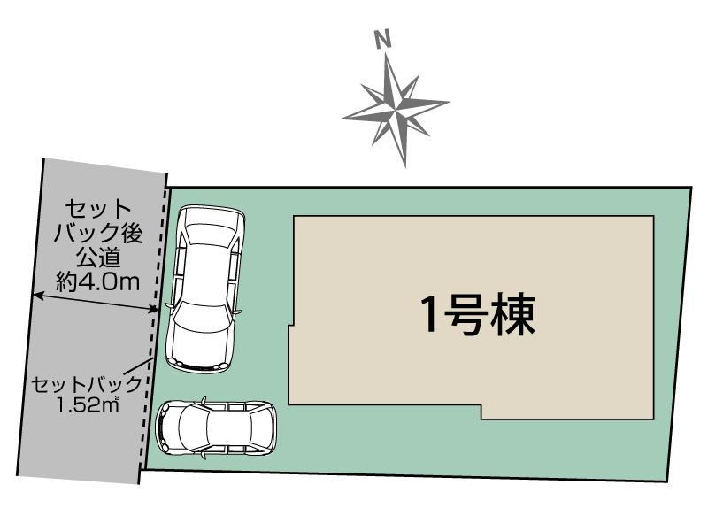 ブルーミングガーデン松戸市松戸新田２期１棟の見取り図