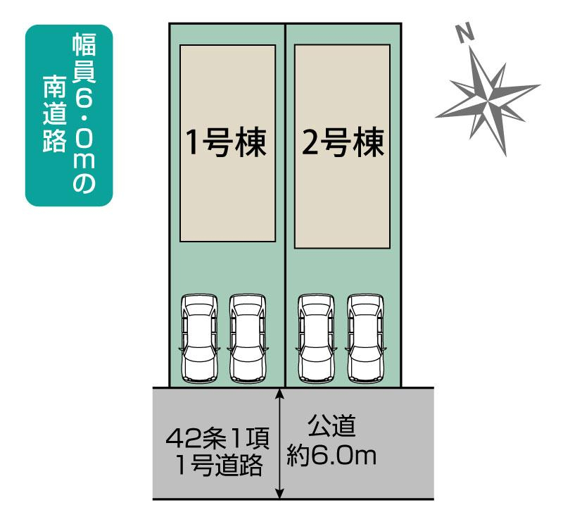 ブルーミングガーデン坂戸市泉町３丁目２期２棟の見取り図
