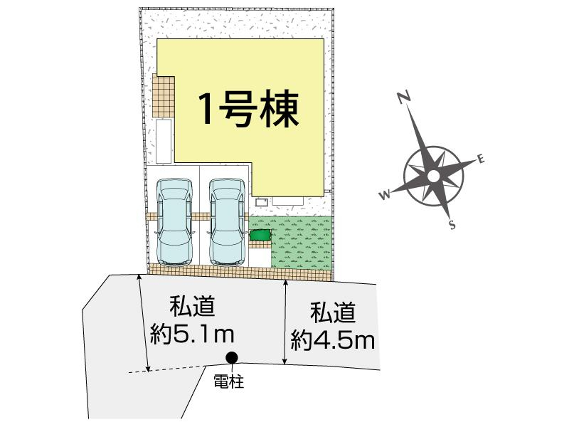 ブルーミングガーデン府中市清水が丘３丁目１棟の見取り図