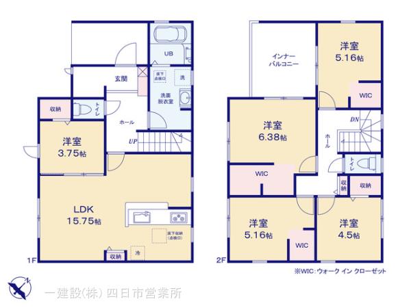 リーブルガーデン津市芸濃町椋本第４の見取り図